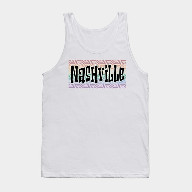 LGBTQ PRIDE EQUAL USA NASHVILLE Tank Top by Zodiac BeMac